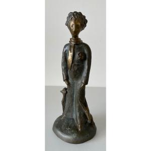 Le Petit Prince , Sculpture En Bronze