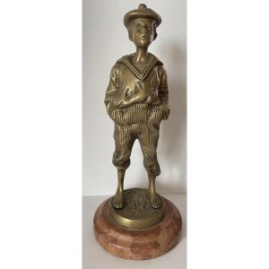 The Whistling Cabin Boy, Bronze Subject