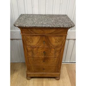 Small Walnut Chest Of Drawers