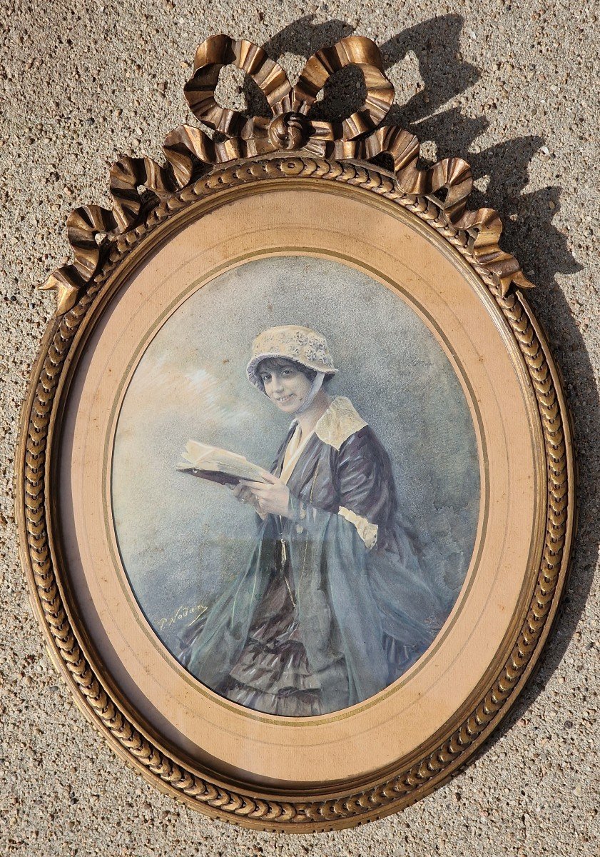 Portrait Photographie De l'Actrice Marie Leconte Par Paul Nadar Vers 1911