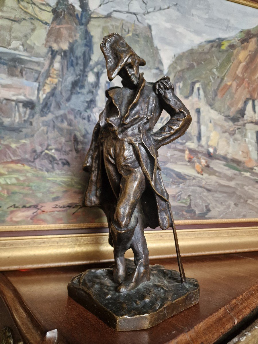 Statue En Bronze Du Maréchal Ney Par Giusseppe Domenico Grandi