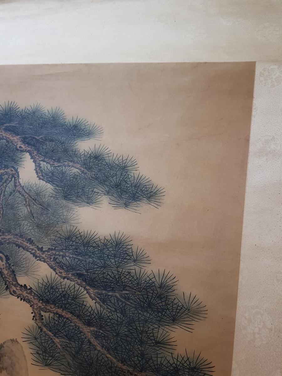 Proantic: Grande Peinture Chinoise Ou Japonaise En Rouleau Le Grand Pi