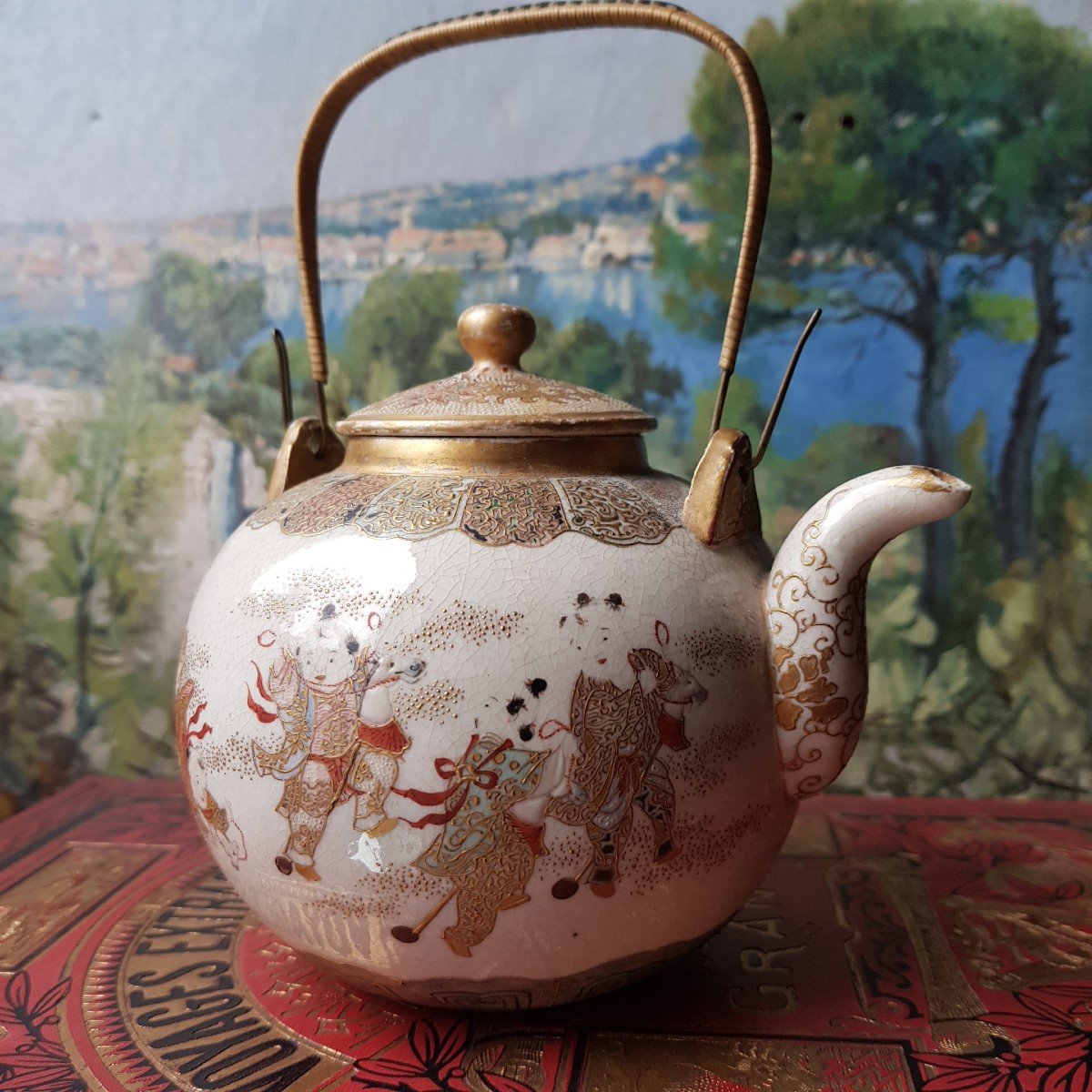 Ancienne théière japonaise en porcelaine – La Brocantique