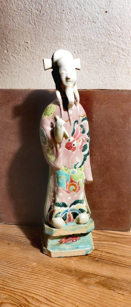 Beautiful Chinese Figure, Stoneware & Porcelain, Tao Wiseman, Jiaquing Period (1796-1820)