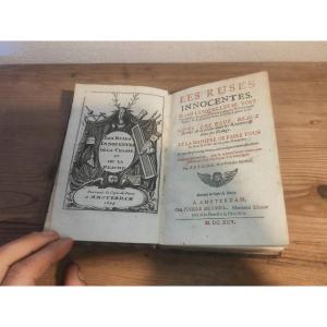 Rare Ouvrage, Livre -in 8, Les Ruses Innocentes, à Amsterdam 1695, Ex-libris Duc d'Ursel 