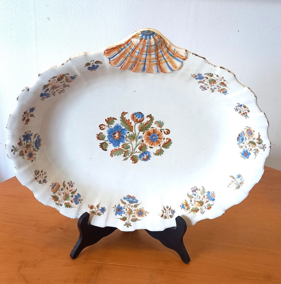 Earthenware Dish: Marseille 18th Century.