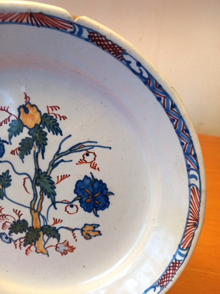 Earthenware Plate: 18th Century Mills.-photo-3