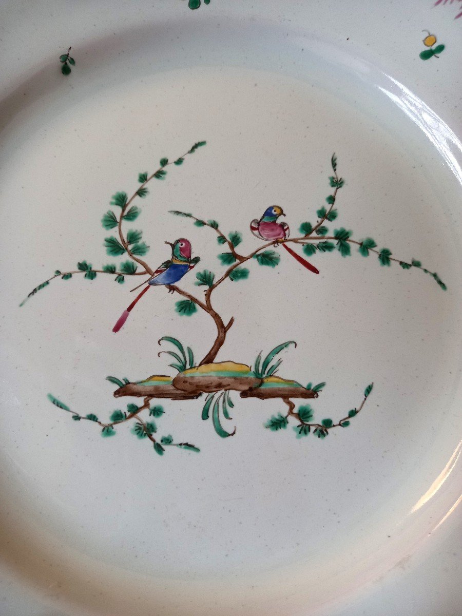 Earthenware Plate: Moustiers 18th Century.-photo-3