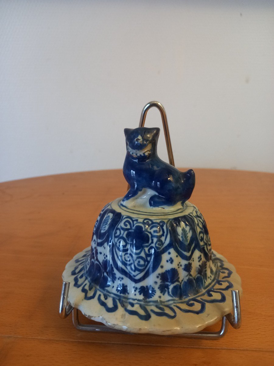 Earthenware Vase: Delft End Of 18th Century.-photo-1