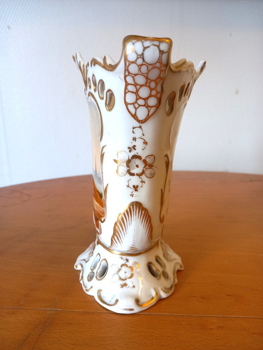 Porcelain Vase: Paris 19th Century.-photo-2