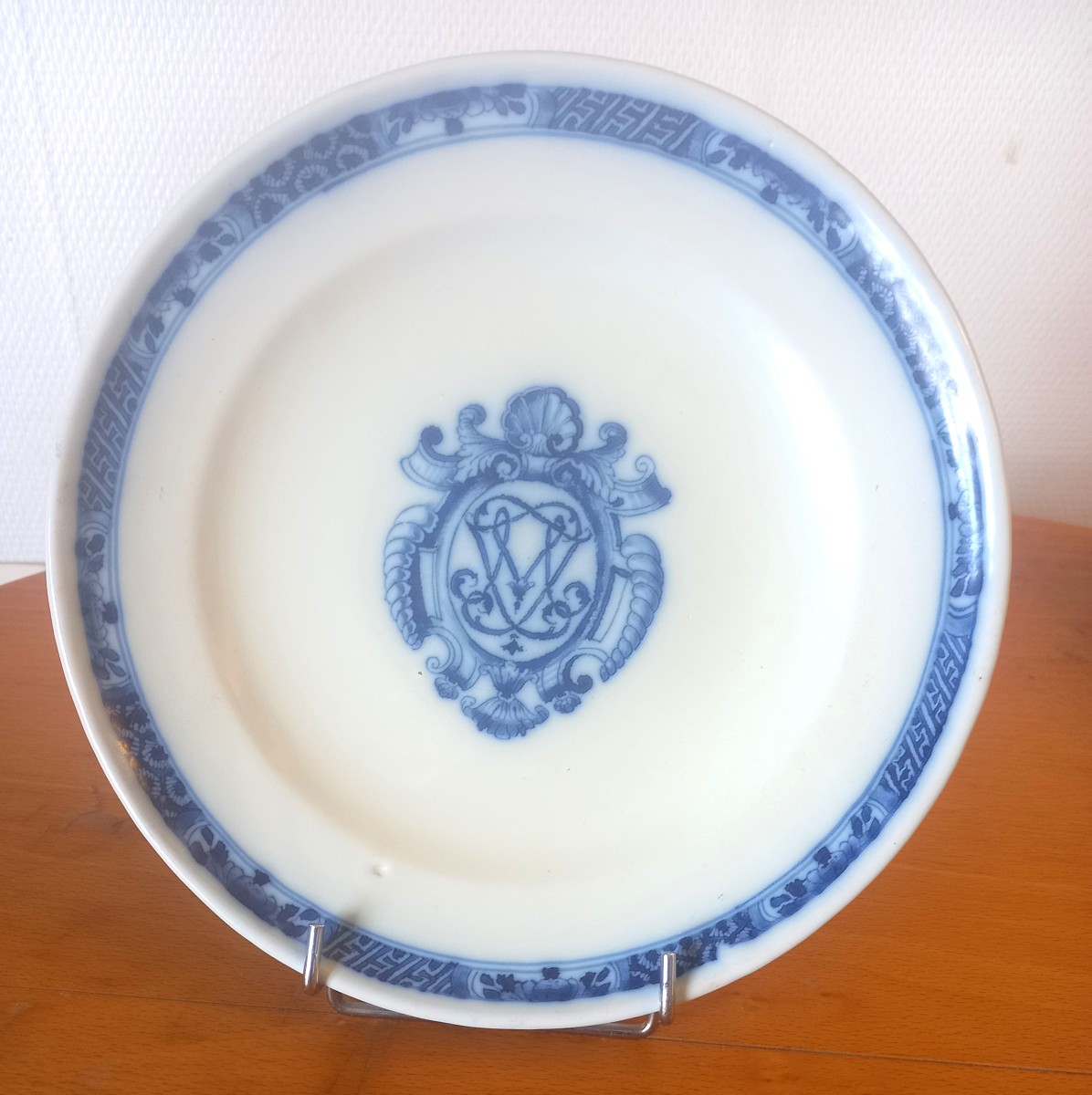 Earthenware Plate: Moustiers 18th Century.