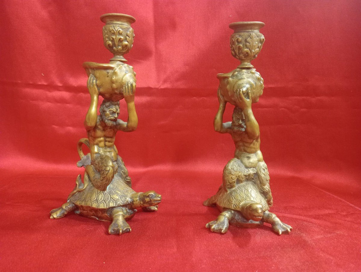 Pair Of Neoclassical Candelabra-photo-5