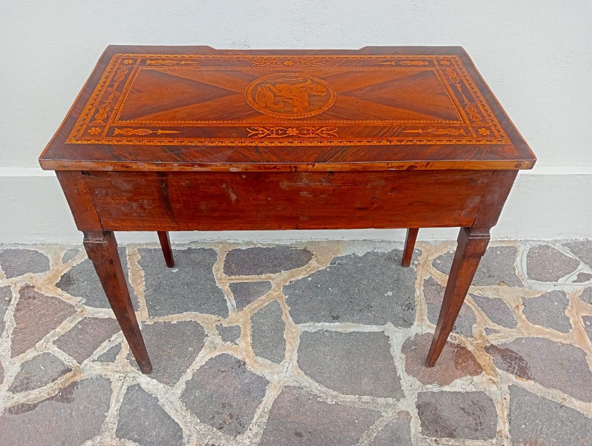 Louis XVI Dressing Table Inlaid-photo-4