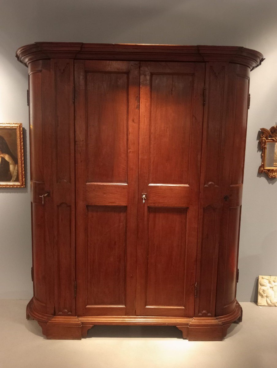 Four-door Pantry Cupboard From The 18th Century.-photo-2