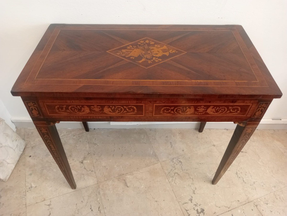 Inlaid Neoclassical Coffee Table