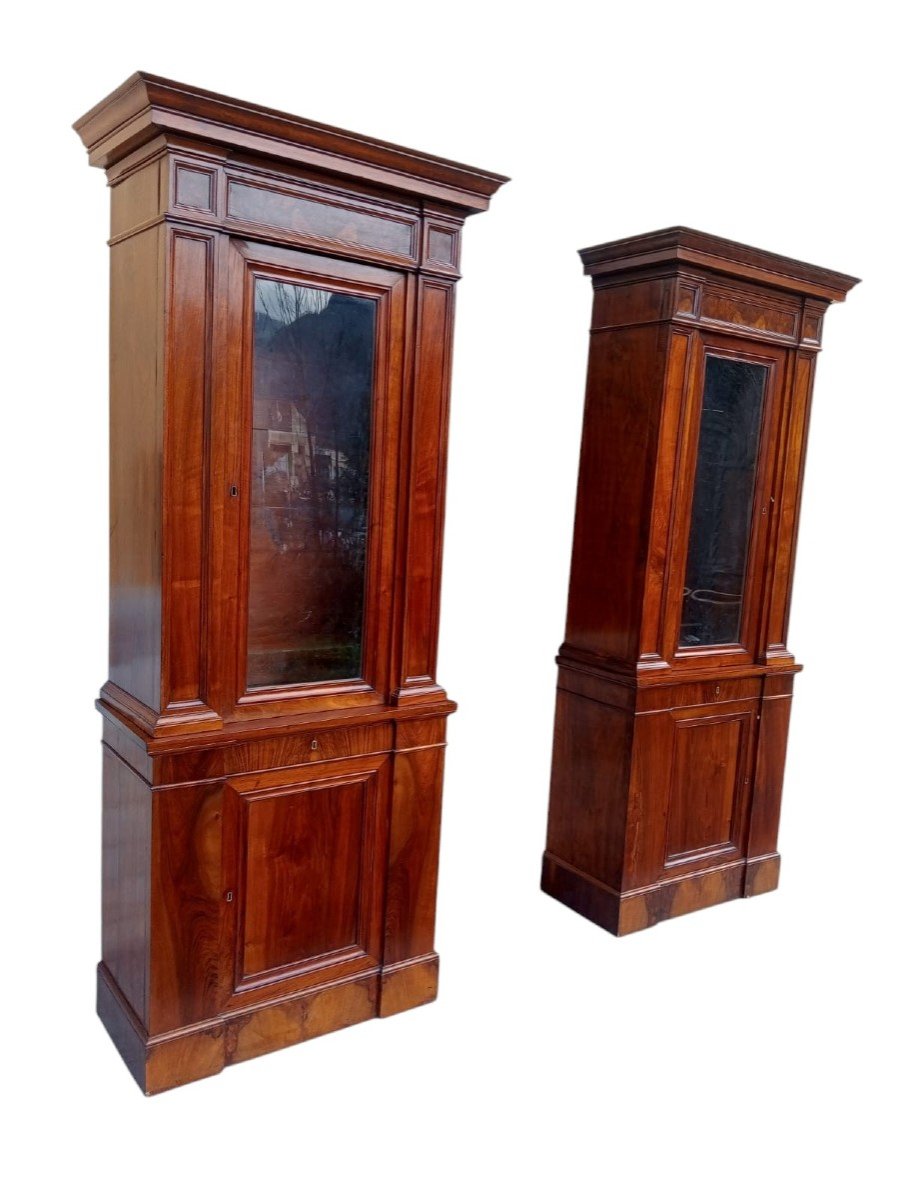 Pair Of Neoclassical Bookcases-photo-1