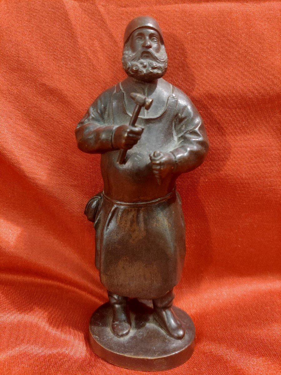 Sculpture Of A Bronze Engraver, 1500s