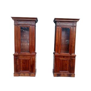 Pair Of Neoclassical Bookcases