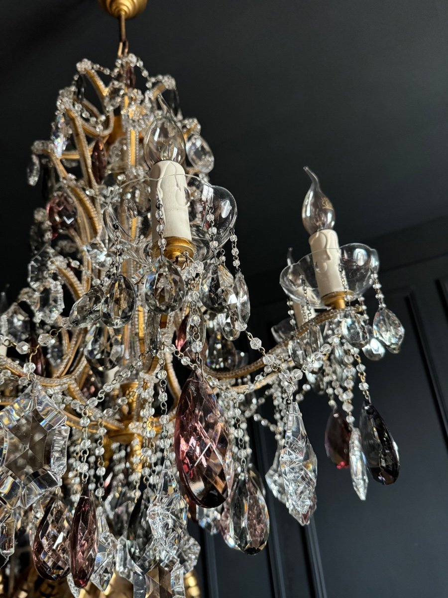 Living Room Chandelier In The Taste Of Maison Bagues - 20th Century -photo-1