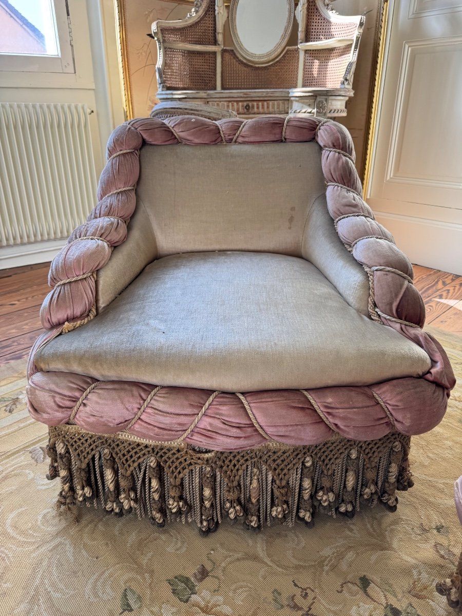 Ensemble De 4 Fauteuils D’époque Napoléon III - XIXe Siècle -photo-6