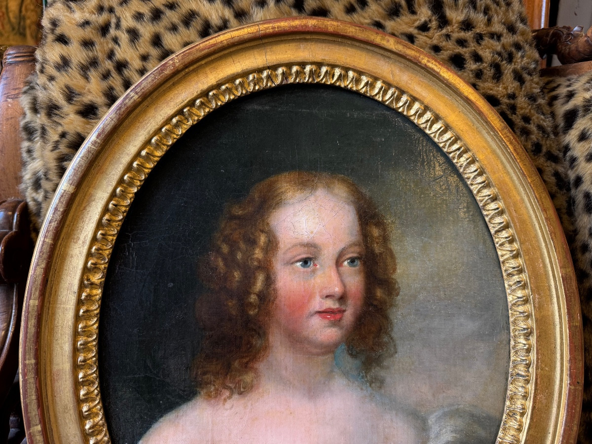 Portrait De Femme D’époque Louis XVI - école Anglaise Du XVIIIe-photo-3