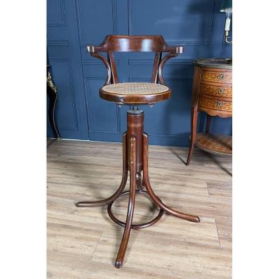 Thonet: Revolving Chair For Children, Art Nouveau Period