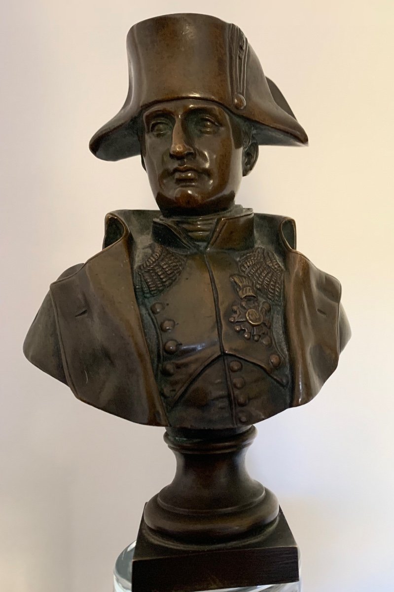 Buste  Bronze De Napoléon Par Antoine Denis Chaudet-photo-2