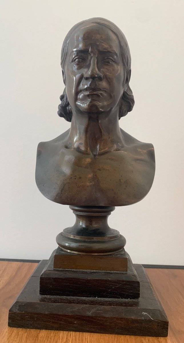 Bronze Bust Of Carl Elshoecht Baron Dominique-jean Larrey Doctor Napoleonic Campaign -photo-2