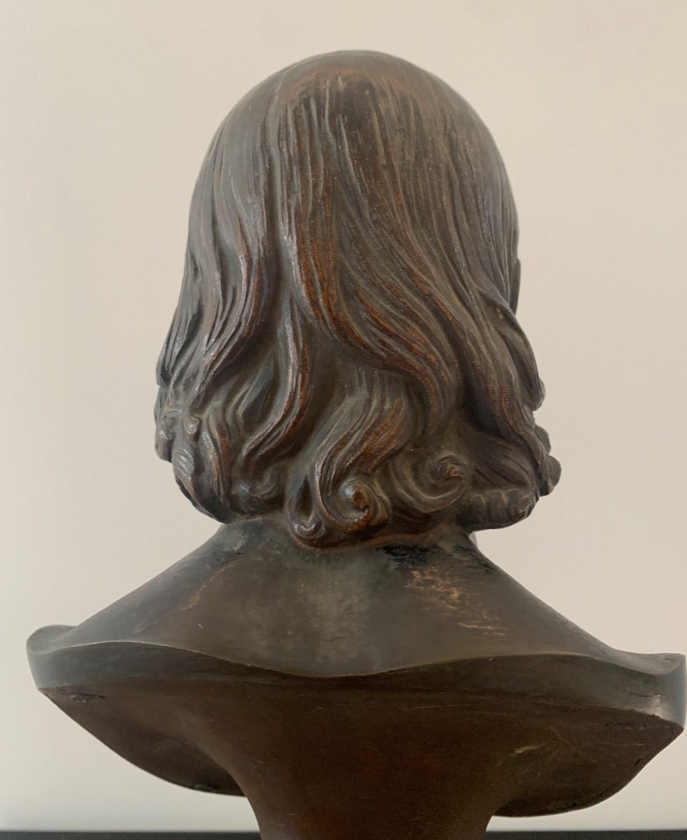 Bronze Bust Of Carl Elshoecht Baron Dominique-jean Larrey Doctor Napoleonic Campaign -photo-4