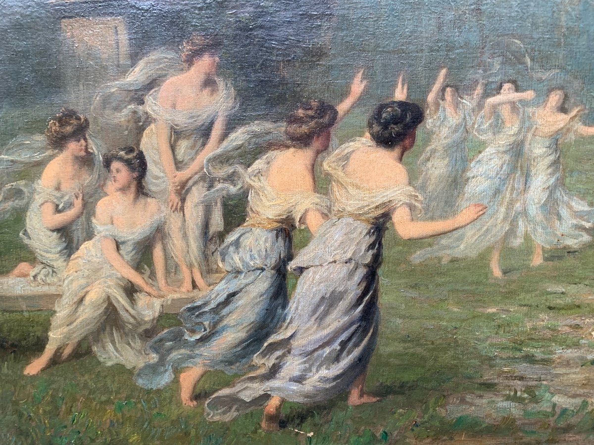 The Nymphs By Emile Louis Foubert-photo-2