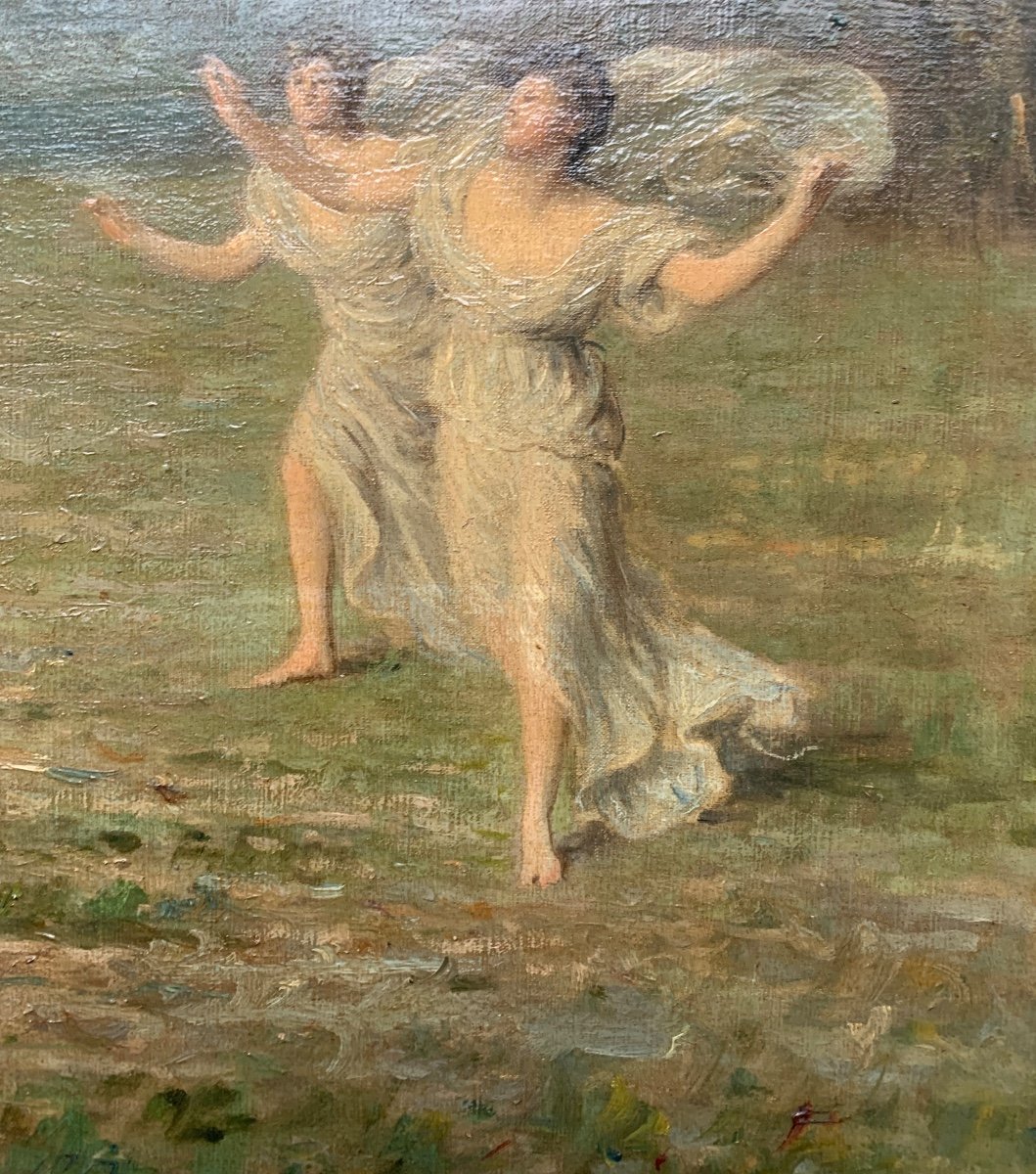 The Nymphs By Emile Louis Foubert-photo-4