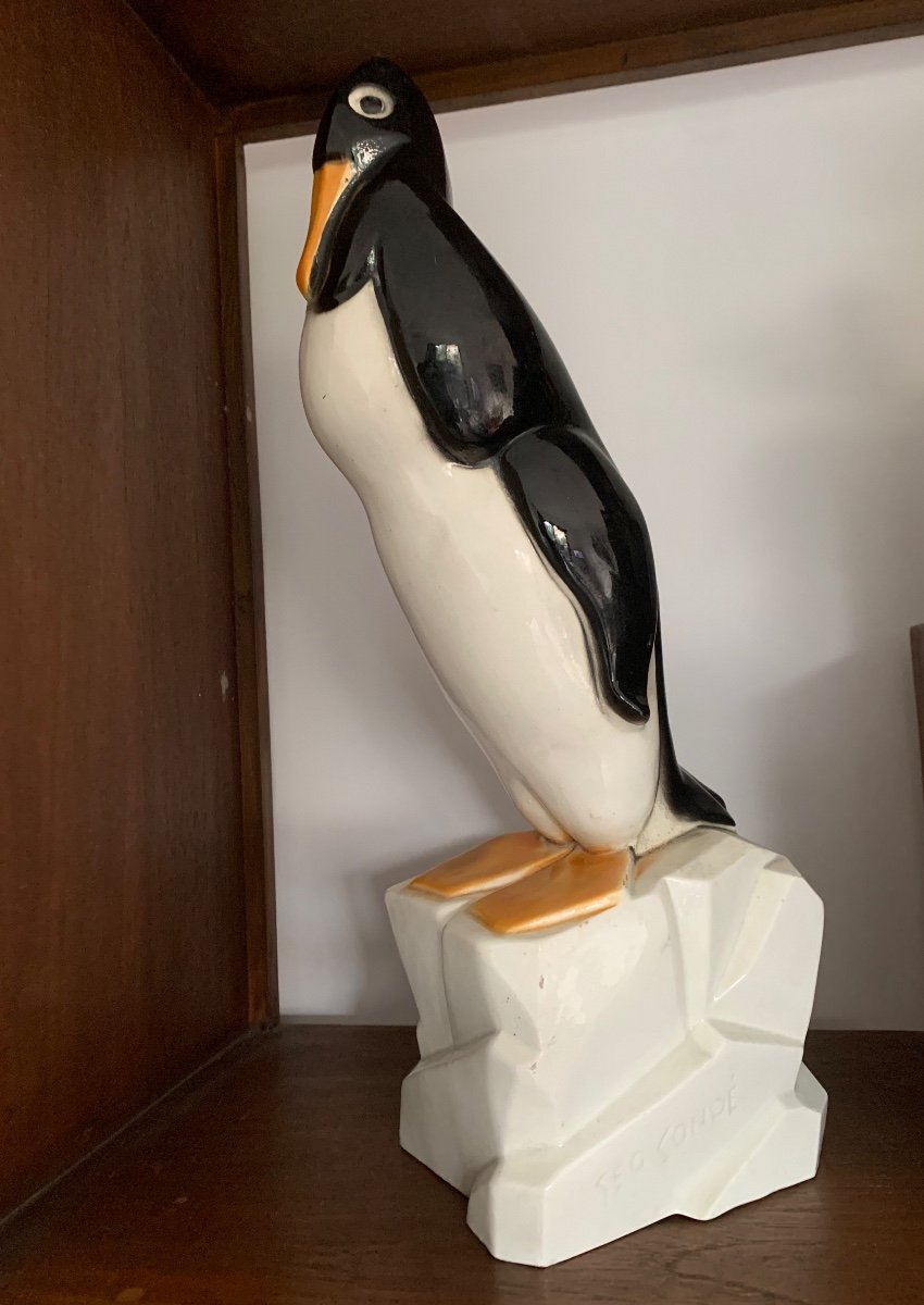 Géo Condé  Pingouin Art Déco 