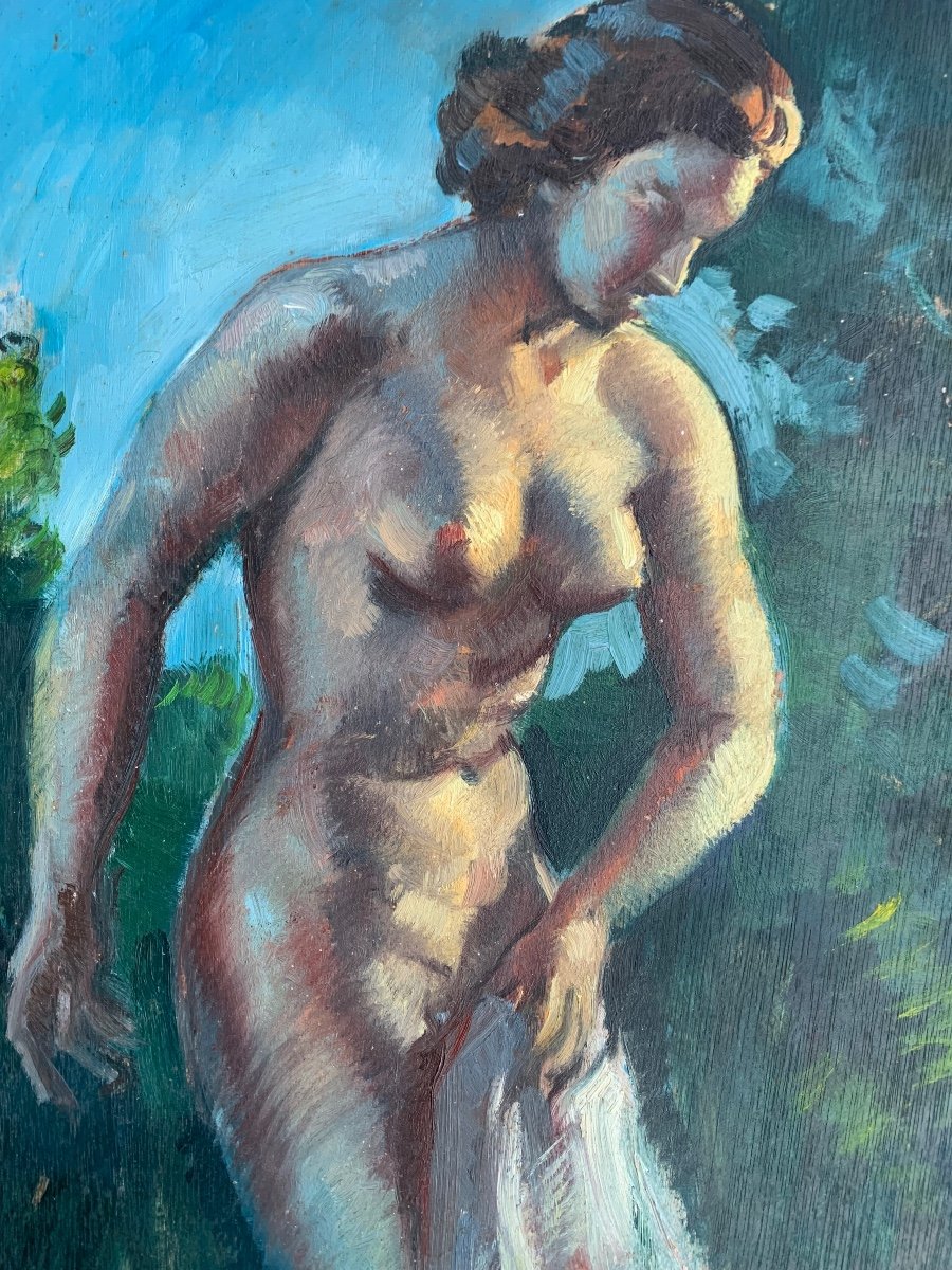 Nude By Pierre Langlade, Painter Of La Rochelle -photo-2