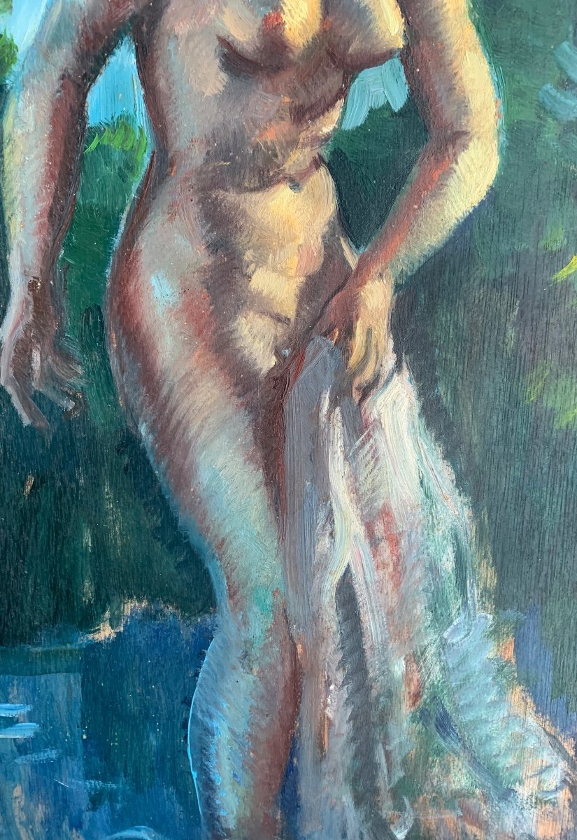 Nude By Pierre Langlade, Painter Of La Rochelle -photo-4