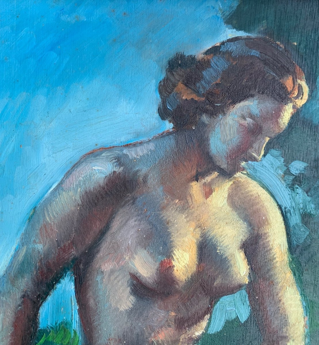 Nude By Pierre Langlade, Painter Of La Rochelle -photo-1