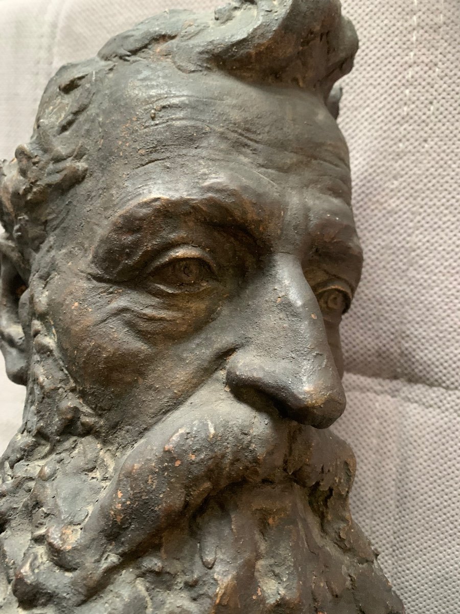 Large Plaster Studio Bust Of Antoine Ambrosio-donnet