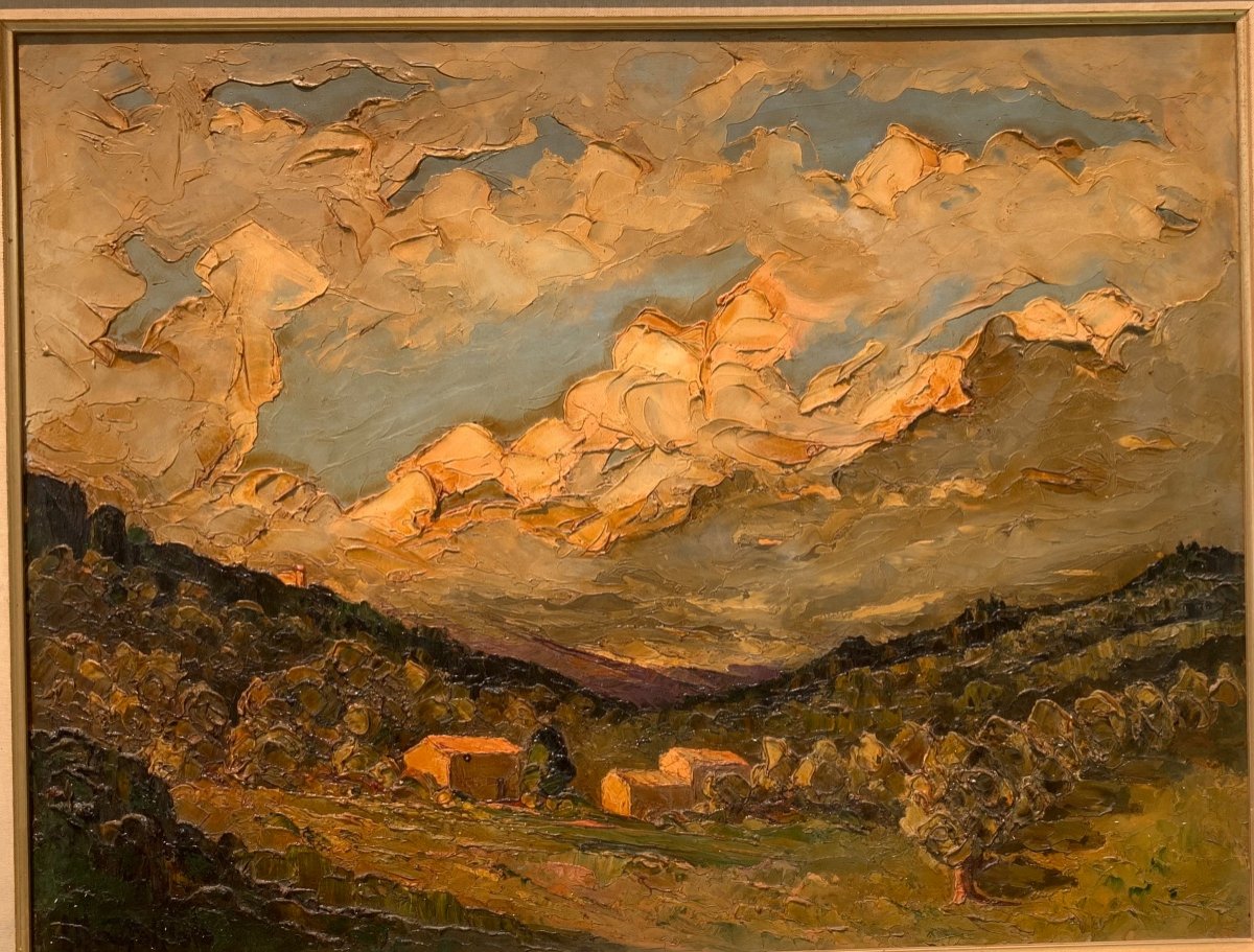 Maurice Gottlob (1885-1970) Environ De Mougins