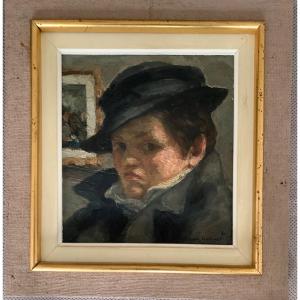 Paul Louis Guilbert ‘´ Enfant au chapeau 1931