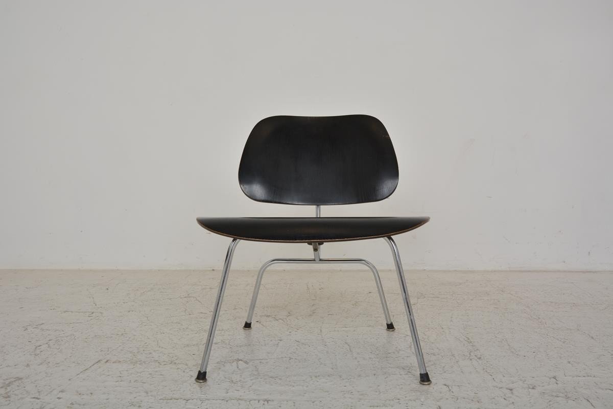 Lcm Chair (metal Lounge Chair) By Ray & Charles Eames Herman Miller Edition 1950s.-photo-2