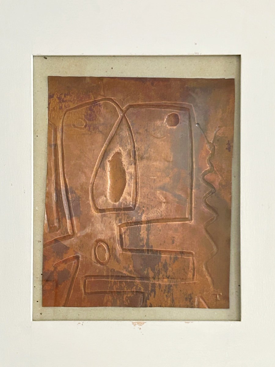 Jean Touret (1916-2004), Untitled, Copper Plate-photo-2