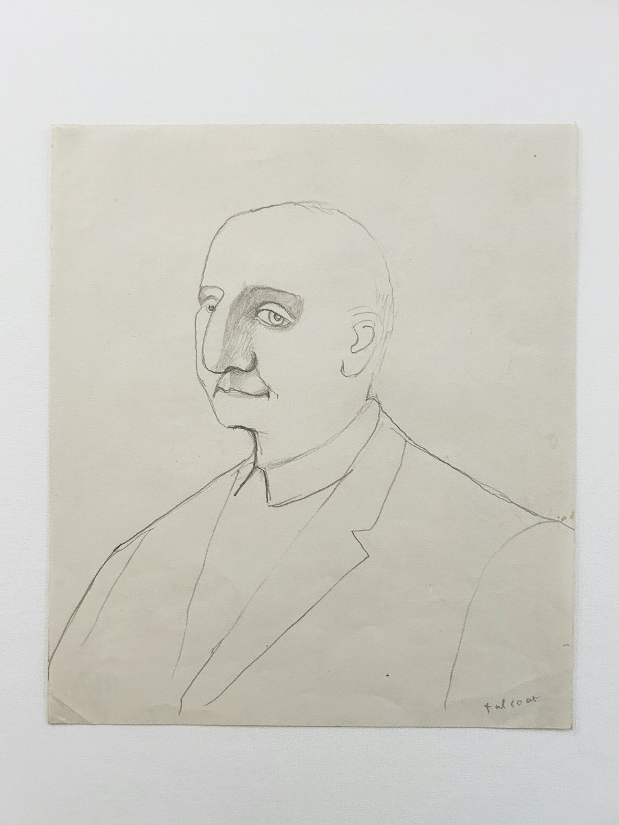 Pierre Tal Coat (1905-1985), Portrait supposé se Gertrude Stein (1874-1946), circa 1930