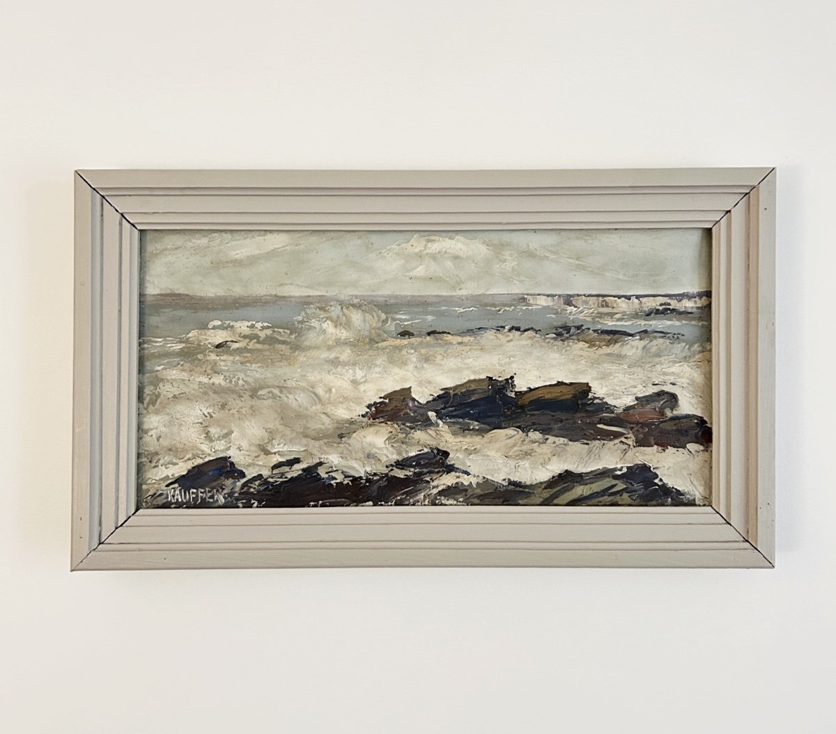 André Kauffer (1893-1977), The Sea At Quiberon, Oil On Canvas