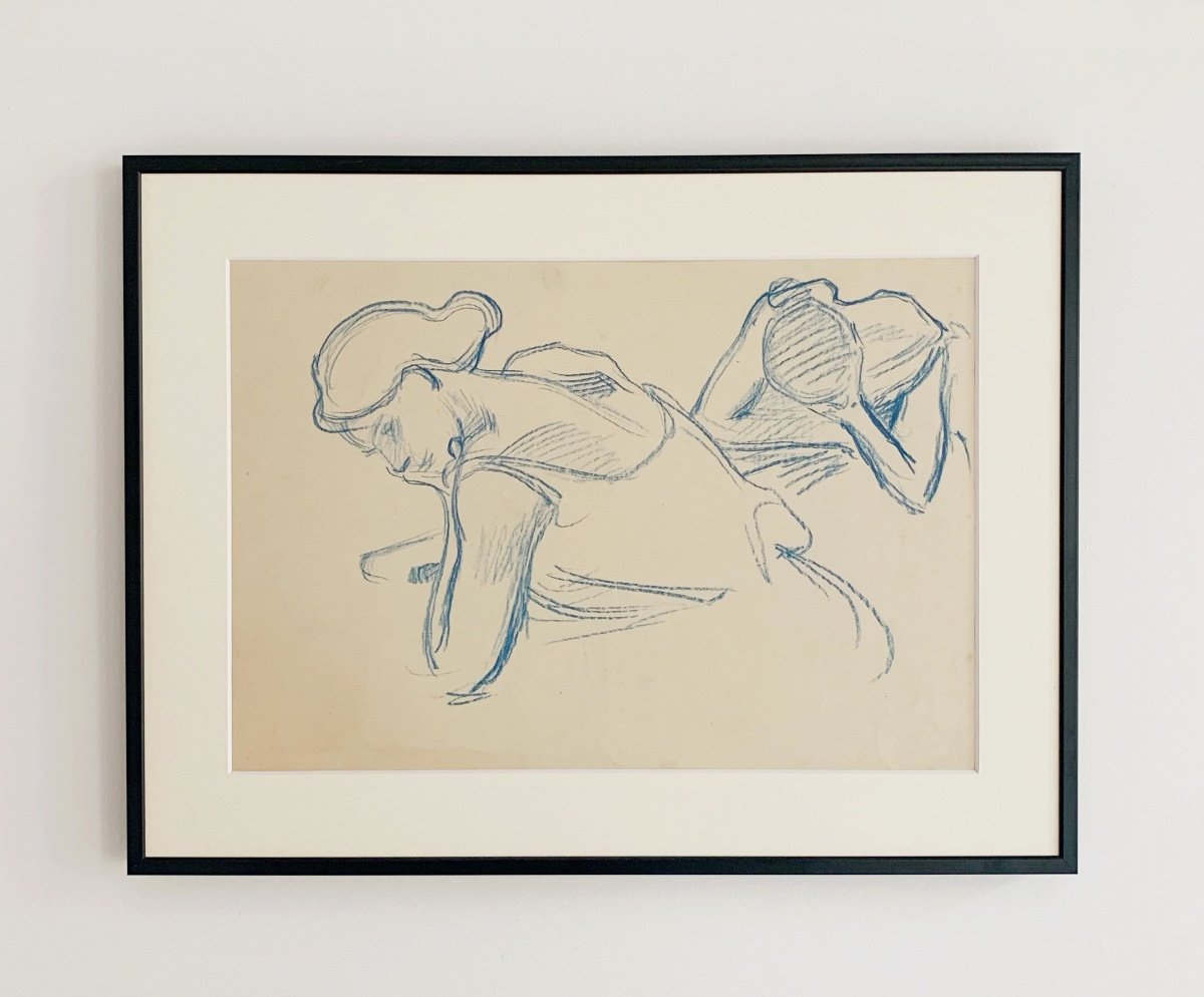 Proantic: Victor Prouvé (1858-1943), Study Of Dancers