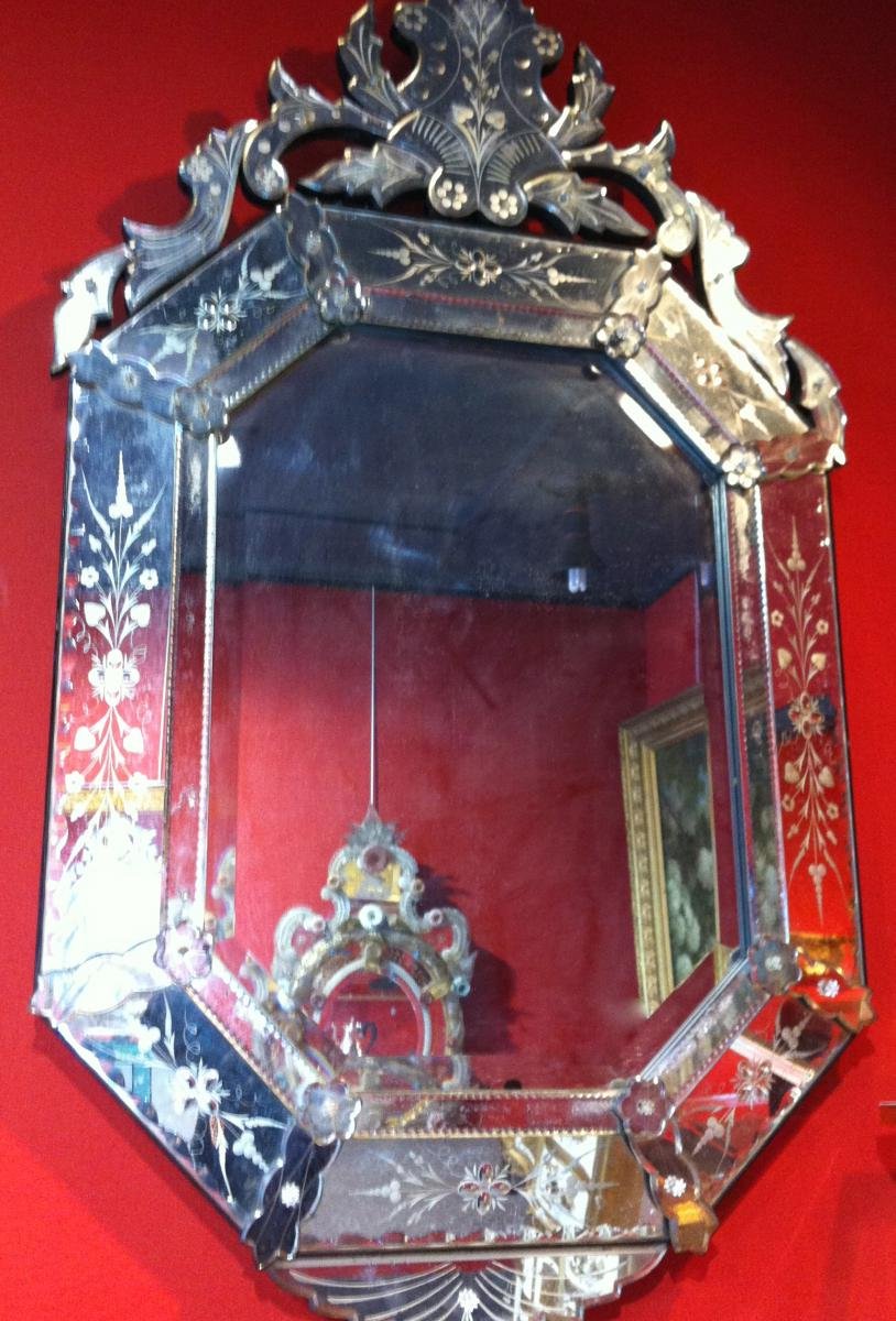 Octagonal Venetian Mirror