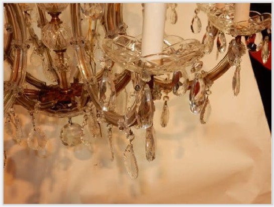 1950 ′ Bohemian Crystal Cage Chandelier - 10 Arms 15 Lights-photo-1