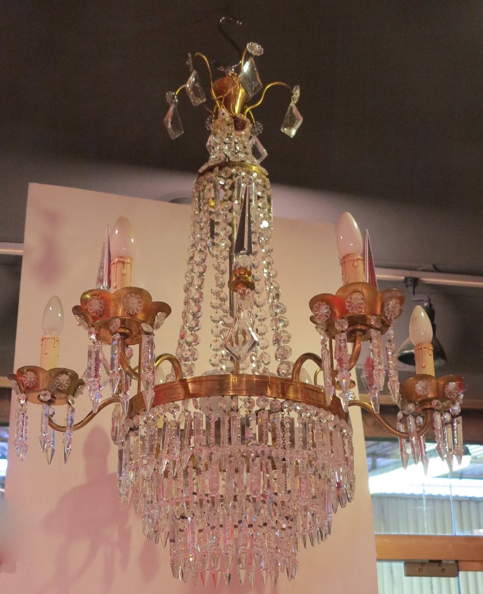 Baguès Chandelier With 6 Branches And 6 Daggers-photo-2