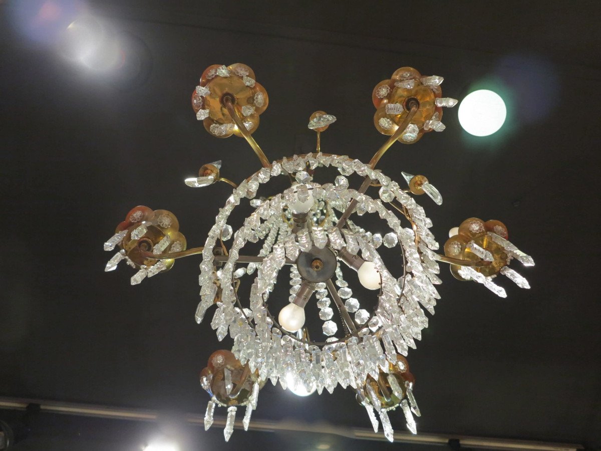 Baguès Chandelier With 6 Branches And 6 Daggers-photo-4