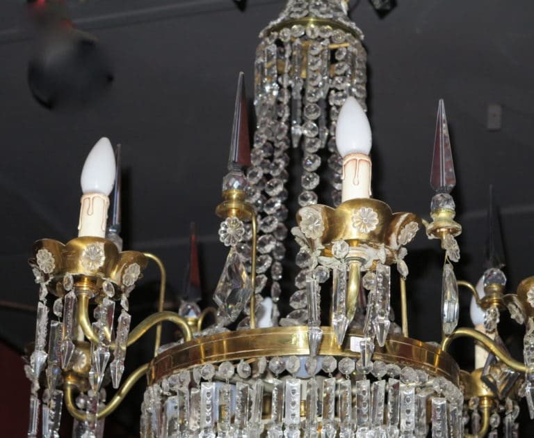 Baguès Chandelier With 6 Branches And 6 Daggers-photo-3