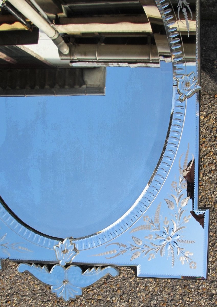 1950 'venetian Mirror Pareclose-photo-4