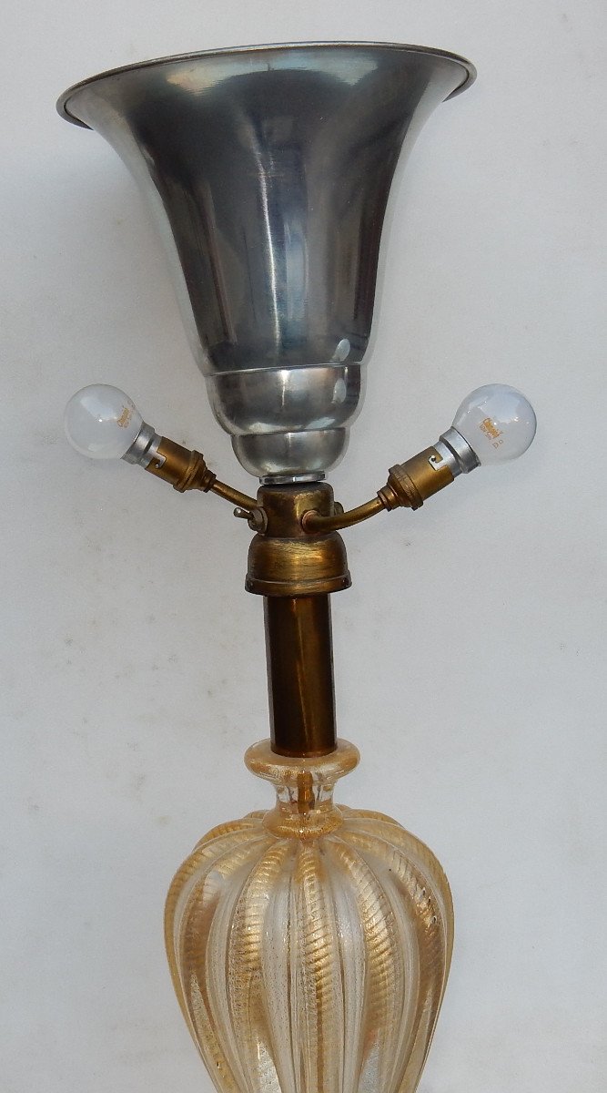 1970′ Lampe Murano Style Barovier & Toso-photo-2